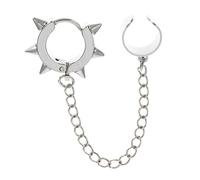 BESPORTBLE 1 Pièce Boucles d'oreilles clous d'oreille agrafe étalon goujons les jours clip de boucle d'oreille sur clips d'oreille clip d'oreille Acier inoxydable