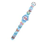 BESPORTBLE 1 Pièce Cartoon Butterfly Watch Occasionnel Montre-Bracelet pour Enfants Montre de Style Dessin animé Filles Montre pour Enfants Montre-Bracelet à la Mode Caoutchouc Bleu