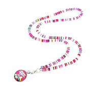 BESPORTBLE 1 Pièce Collier Pendentif Lapin Identifiant Pour Faveur Du Parti Pendentif Sur Le Thème De Pâques Bijoux De Cou Collier Décoratif Alliage De Zinc Colorful