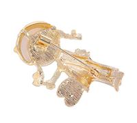 BESPORTBLE 1 Pièce décor de broche en alliage broche fille strass de mode accessoires clé mignon épingle à nourrice mode adorable épingle à
