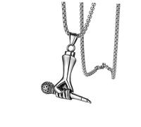 BESPORTBLE 1 Pièce Pendentif Microphone Acier Titanium pour Hommes et Élégant Accessoire de Mode Delicate Neck Pendant pour Amateurs de Hip Hop et Spécial