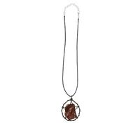BESPORTBLE 1 Pièce Pendentif Pentagramme Bijoux En Pierre Pour Femme Pendentif En Pierre Simple Colliers Pour Femmes Bijoux En Pierres Naturelles Collier Décoratif Pierre Naturelle Rouge