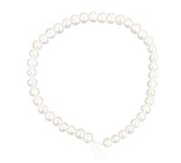BESPORTBLE 1 Pièce Perles Semi- Collier De Perles Côtelées Décor De Cou Chaîne De Cou De Perles Pendentif Femme Pendentif Douce Chaîne De Cou Élégante Jeanne Beige
