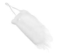 BESPORTBLE 1 Pièce Perruque et Barbe de Santa Claus Curly Accessoires de Cosplay pour Costume de Père Complet Barbe Élastique et Multi Couches Blanc