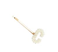 BESPORTBLE 1 Pièce Pince à Cheveux Perles Imitation Design Lettre Barrette Décorative pour Accessoire de Mode pour Toutes Occasions