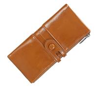 BESPORTBLE 1 Pièce Porte-Monnaie Dame Anti-aimants Portefeuille Vintage à Main Antique Portefeuille en Similicuir pour Femme Kaki