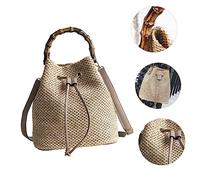 BESPORTBLE 1 Pièce Sac à Bandoulière Paille pour Femme Sac Seau à Porter Parfait pour Sorties la Plage Shopping