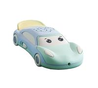BESPORTBLE 1 Pièce Téléphone Imitation Garçon Fille avec Musique et Lumière Éducation Précoce Projection de Contes Bilingues pour Garçons et Filles Modèle Cartoon Bleu sans Piles