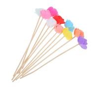 BESPORTBLE 10 Bâtonnets Diffuseurs d'Arômes sans Feu en Bois Fleurs Séchées Multicolores Tiges Aromatiques Décoratives pour Diffuseur Intérieur Bureau et Mariage Accessoires Parfum