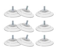 BESPORTBLE 10 ensembles Ventouses Transparentes avec Vis et Écrou Ventouses PVC Robustes pour Fixation Murale Supports Solides pour Fenêtres Miroirs et Parois de Salle de Bain Lot