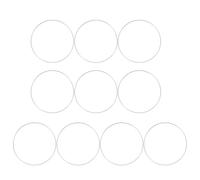 BESPORTBLE 10 Pièces Anneaux Métal Rond pour Attrape-rêves et Macramé Lot de Cercles Fil Métallique pour Bricolage Décoration Murale et Projets DIY
