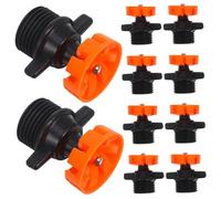 BESPORTBLE 10 Pièces Arroseur Rotatif de Jardin Tête Micro Asperseur pour Arrosage Pelouse Plates Bandes et Potager Jet Moyen Doux Système Dirrigation et Couleur Orange