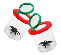 BESPORTBLE 10 Pièces Boîte Dobservation Insectes avec Loupe Double Lentille Transparente Ventilée pour et Exploration Scientifique et Adultes
