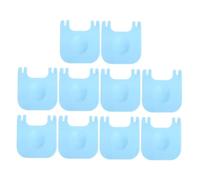 BESPORTBLE 10 Pièces Clips de Fixation pour Cage Connecteurs Détachables pour Clôture de Poulailler pour Cage à Lapin Hamster et Oiseaux Bleu Ciel Faciles à Installer et Durables