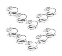 BESPORTBLE 10 pièces Convertisseur Invisible pour Boucles Oreilles à Clip Support Stable avec Base Spirale Confortable et Facile à Utiliser pour Oreilles Non Percées Lot