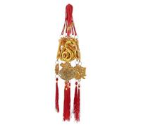 BESPORTBLE 10 Pièces Décorations de Nouvel an Chinois Serpent Petit Pendentif Rouge à Suspendre pour Intérieur Symboles de Prospérité