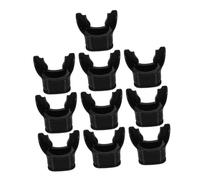 BESPORTBLE 10 pièces Embout Buccal Silicone Résistant Morsure pour Tuba de Plongée Régulateur de Plongée Snorkeling Protection Santé Buccale Flux Air Optimisé