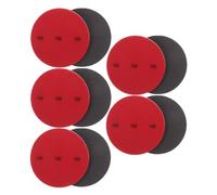 BESPORTBLE 10 Pièces Éponge Abrasive de Bowling Tampon de Ponçage Rond Rouge en Mousse Abrasive Grain 240-3000 pour Boule de Bowling Entretien du Ballon Bowlers et Passionnés