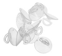 BESPORTBLE 10 Pièces Extracteur D'ampoules en Silicone à Ventouse | Usage pour Changer L'ampoule et Retirer les Coupelles, Format Compact, Forte Aspiration, Transparent