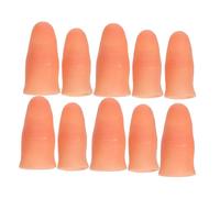 BESPORTBLE 10 pièces Faux Doigts Magicien Plastique avec Ongles Réalistes Accessoires Simulés pour Tours de Scène et Entraînement Mixte et Outils de Farce pour Spectacle et Fête