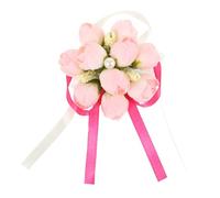 BESPORTBLE 10 Pièces fleur de poignet célibataire être bal de floral rose pour bracelet fleur de demoiselle d'honneur mariage mariée poignet fleur habit en soie