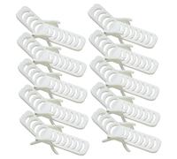 BESPORTBLE 10 pièces Lot de Chaises Miniatures Décoratives de Plage Blanches PVC Modèle Réaliste pour Maison de Poupée Accessoires Déco Bord de Mer et Paysage Miniature