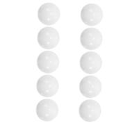 BESPORTBLE 10 pièces Lot de Perles Blanches pour Roue de Jeu Billes Roulantes Acrylique Accessoires pour Jeux de Fête et Roulette Russe Adaptées Aux Roues