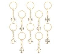 BESPORTBLE 10 Pièces Lot de Porte-clés Avocat Métal avec Pendentifs Balance de Justice et Marteau Décoration Élégante pour Sacs et Clés Cadeau Original pour Étudiants et Diplômés Droit