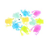 BESPORTBLE 10 pièces Marionnettes à Doigts Lumineuses TPR Effrayant pour Garçon Fille Couverture Doigt Résistante pour Jeux et Histoires Cadeau Danniversaire et Interaction Parent Garçon