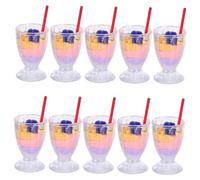 BESPORTBLE 10 Pièces Modèle de crème glacée aux myrtilles Petite Nourriture Jouets pour Enfants Desserts Miniatures réalistes Mini décorations de Nourriture à glacée Plastique