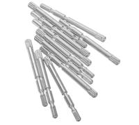 BESPORTBLE 10 Pièces P Transmission Insert Shafts Iron Shaft for Eight Tone Music Box Movement Parts Compatible with Turntable and Powered Speakers for Musical Instrument Accessories