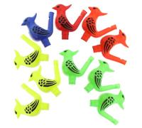 BESPORTBLE 10 pièces Sifflet Oiseau Aquatique Garçon Fille Musical Instrument de pour Entraînement des Muscles Oraux et Jeux Eau Fête Garçon Fille