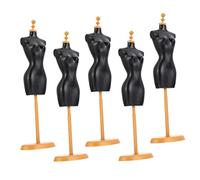 BESPORTBLE 10 Pièces Support pour Poupée Plastique Présentoir de Vêtements et Accessoires Support de Bureau pour Mini Mannequin Modèle Simple et Sécurisé pour Garçon Fille