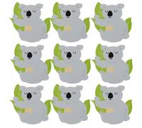 BESPORTBLE 100 Cartes en Papier Présent Koala Décoratives pour Sucettes, Kit DIY 100 Pièces, Emballage Bonbons Fête Garçon et Filles, Décoration Papier Bonbon Anniversaire Garçon Fille