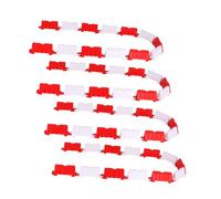 BESPORTBLE 100 pièces Accessoires de Simulation Réaliste pour Garçon Fille Mini Panneaux et Obstacles de Course Modulables