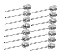 BESPORTBLE 100 Pièces Aiguille de Pompe à air manometre air Pump Ballons de Basket Piscine soupape Aiguilles de Pompe à air Aiguilles de Ballon de Sport pour Le gonflage Acier Inoxydable