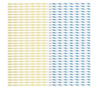 BESPORTBLE 100 Pièces Bâtons Papier pour Machine à Barbe à Papa Cônes Résistants Anti-sirupe Accessoires Professionnels pour Fête Foraine Carnaval et Événements Gros