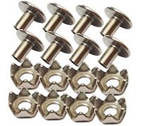 BESPORTBLE 100 pièces Crampons Anti-dérapants Acier pour Chaussures Clous de Remplacement pour Randonnée et Plein Air sur Neige et Verglas Léger et Portable