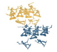 BESPORTBLE 100 pièces Figurines Mini Soldat Pirate Modèle Résistant Aux Intempéries pour Décorations Scènes Miniatures