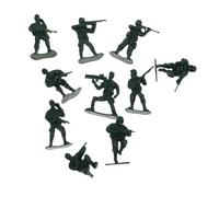 BESPORTBLE 100 Pièces Figurines Soldats Plastique Jouets Petits Soldats Modèles Militaires Réalistes pour Garçon Fille Filles Garçons Jeu de et Activités de Groupe