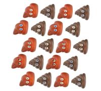 BESPORTBLE 100 Pièces Lot de Jouets Farce Faux Caca Réalistes Plastique pour Garçon Fille Accessoires de Jeu à Décorations Amusantes pour Fêtes et Blagues Familiales