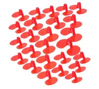 BESPORTBLE 100 pièces Lunettes Anti- Poulets Rouges Lunettes Plastique Durables pour Poules Protection Œil sans Goupille des Combats Élevage et Cage