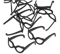 BESPORTBLE 100 Pièces Lunettes Miniatures pour Poupées Accessoires pour Artisanat et Projets DIY Accessoires de Déguisement Charmants et Amusants