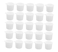 BESPORTBLE 100 Pièces Miniature Dollhouse Takeout Containers Plastic Mini Kitchen Dishes for DIY Snack and Food Accessories