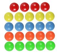 BESPORTBLE 100 Pièces Petites Balles Colorées Solides pour Apprentissage Mathématique Jouets Éducatifs Portables pour Garçon Fille Balles de Comptage Légères et Couleurs