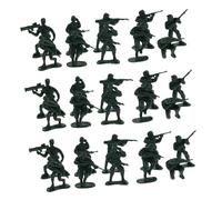 BESPORTBLE 100 Pièces Petits Soldats Jouets Plastique Figurines Militaires Styles Set Jeu de Guerre pour Garçons et Filles Imagination et Jeu