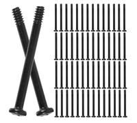 BESPORTBLE 100 Vis de Montage pour PC 34 Mm Noires Kit Complet pour Ventilateur de Boîtier D'ordinateur et Radiateur de Refroidissement Liquide Fixation Sécurisée pour Châssis PC Bureau