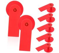 BESPORTBLE 100pièces Boucles Oreilles Pour Vaches Et Cochons Étiquettes Identification Pour Animaux De Ferme Lisses Et Durables Adaptées Aux Moutons Et Chèvres