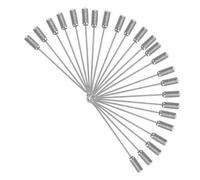 BESPORTBLE 100pièces Epingle de Broche Acier Inoxydable Embout de Broche Fermoir de Epingle Bijoux pour Homme et Femme Accessoires de Creation de Bijoux