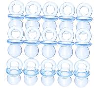 BESPORTBLE 100pièces Mini Sucettes Décoratives Pour Garçon Fille Jouets Soi-même Cadeaux De Fête Miniatures Compactes Et Légères Pour Décoration De Shower Fête De Révélation Du